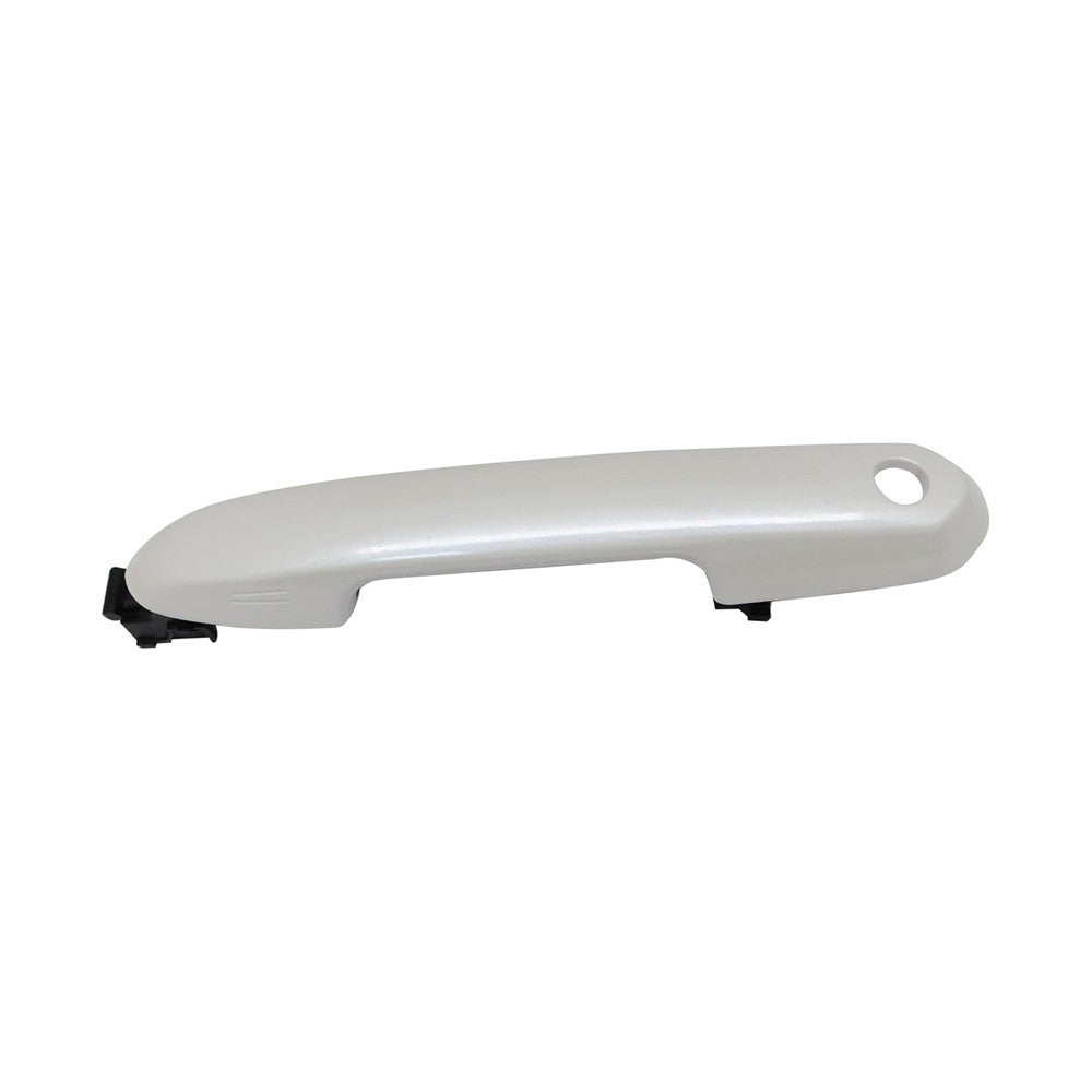 Front Left Exterior Door Handle Pearl White for Toyota RAV4 Highlander 2019-2023