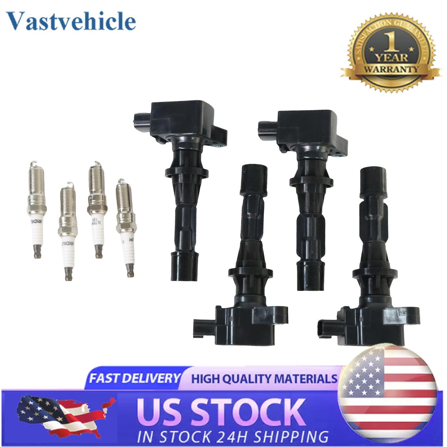 Ignition Coils  Spark Plugs for Mazda 3 6 MX-5 Miata CX-7 2.0L 2.3L 2.5L UF540