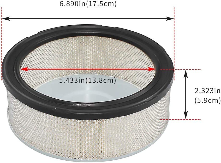 Air Filter For Robin EH63 EH64 EH65 Lawnmower Engines, Lawn Mower Air Cleaner