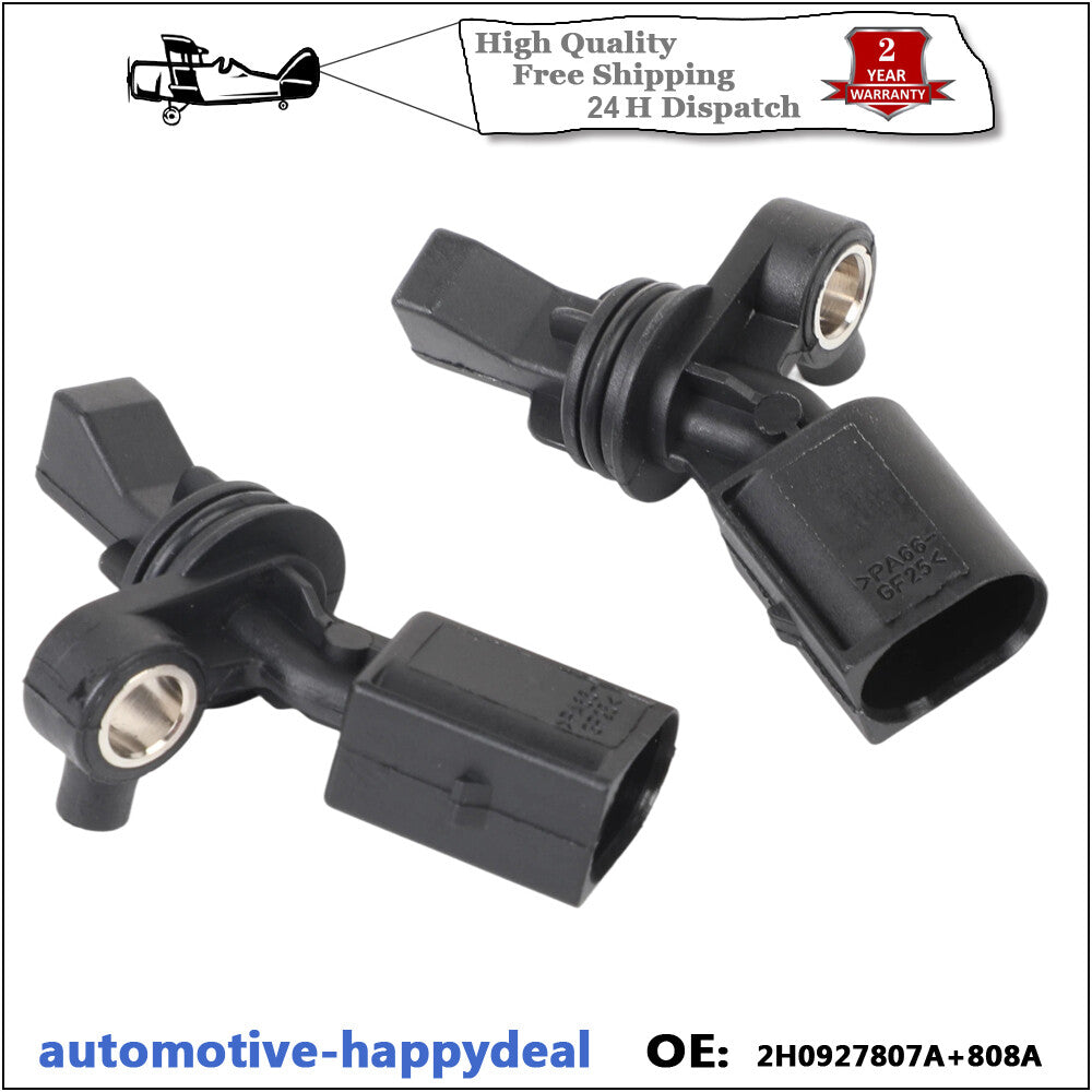 2x ABS Wheel Speed Sensor RearFor for VW Amarok 10-21 2.0 3.0 2H0927807A 2H0927808A
