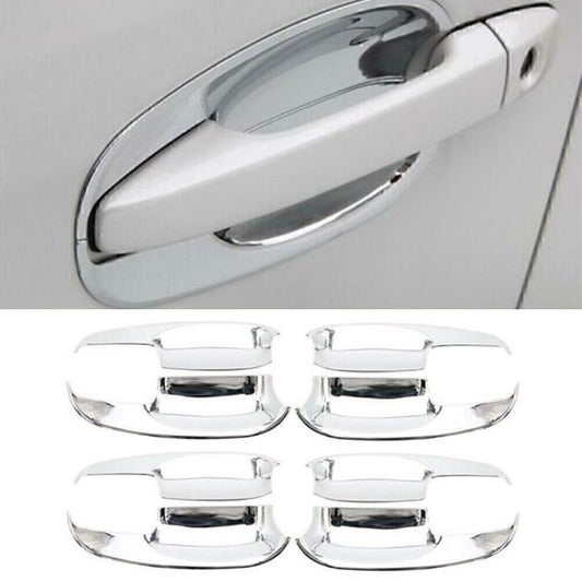 8pcs Chrome Side Door Bowl Cover Trim for Subaru Forester 2013-18 2014 15 16 17