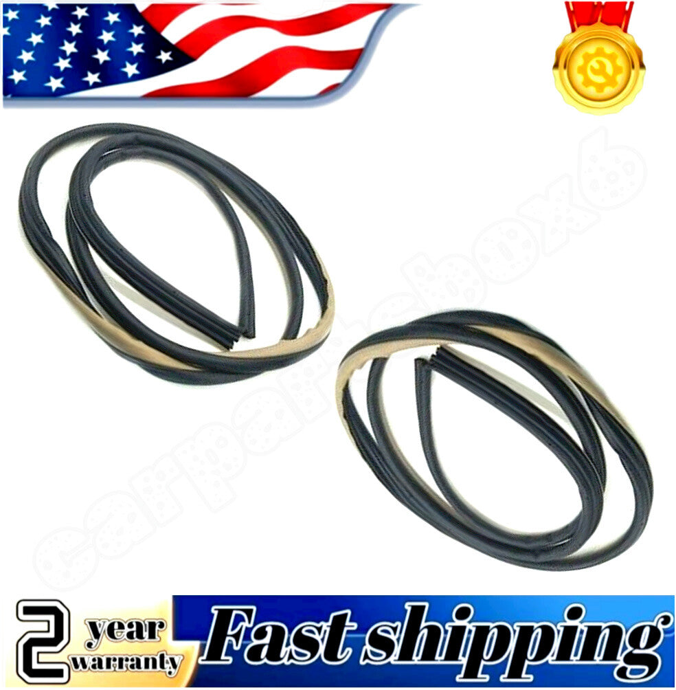 Rear R  L door rubber Weatherstrip body sealant for Honda Accord sedan 03-2007