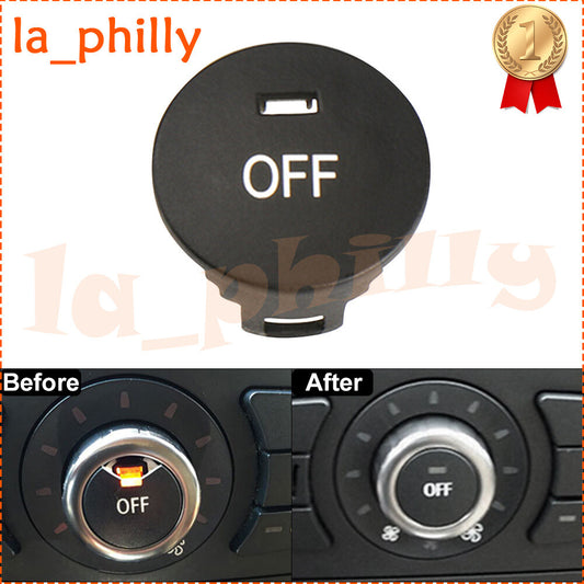 Front A/C OFF Speed Switch Button Cap for BMW E60 E61 E63 E64 5 6 Series M5 M6