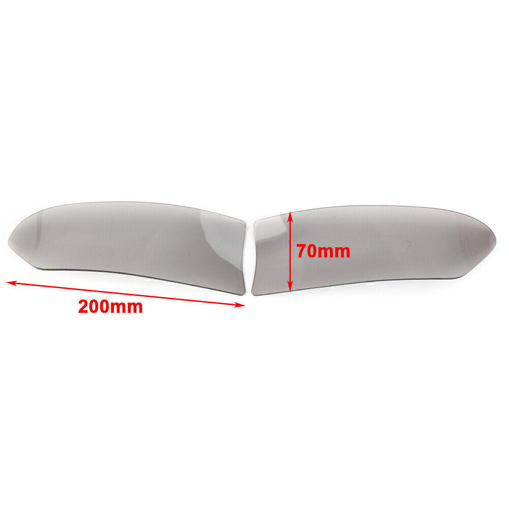 Front Headlight Guard Shield Screen Lens Grey Cover for HONDA CBR600RR 2013-18