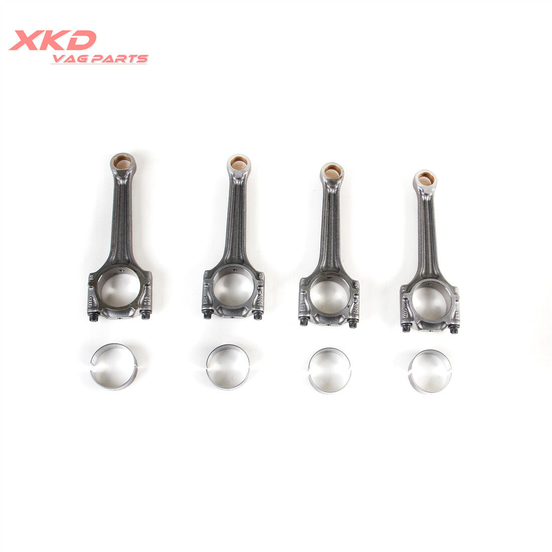 Connecting rod and bearing kit for Volkswagen Polo 1.6L BCD 06B198401