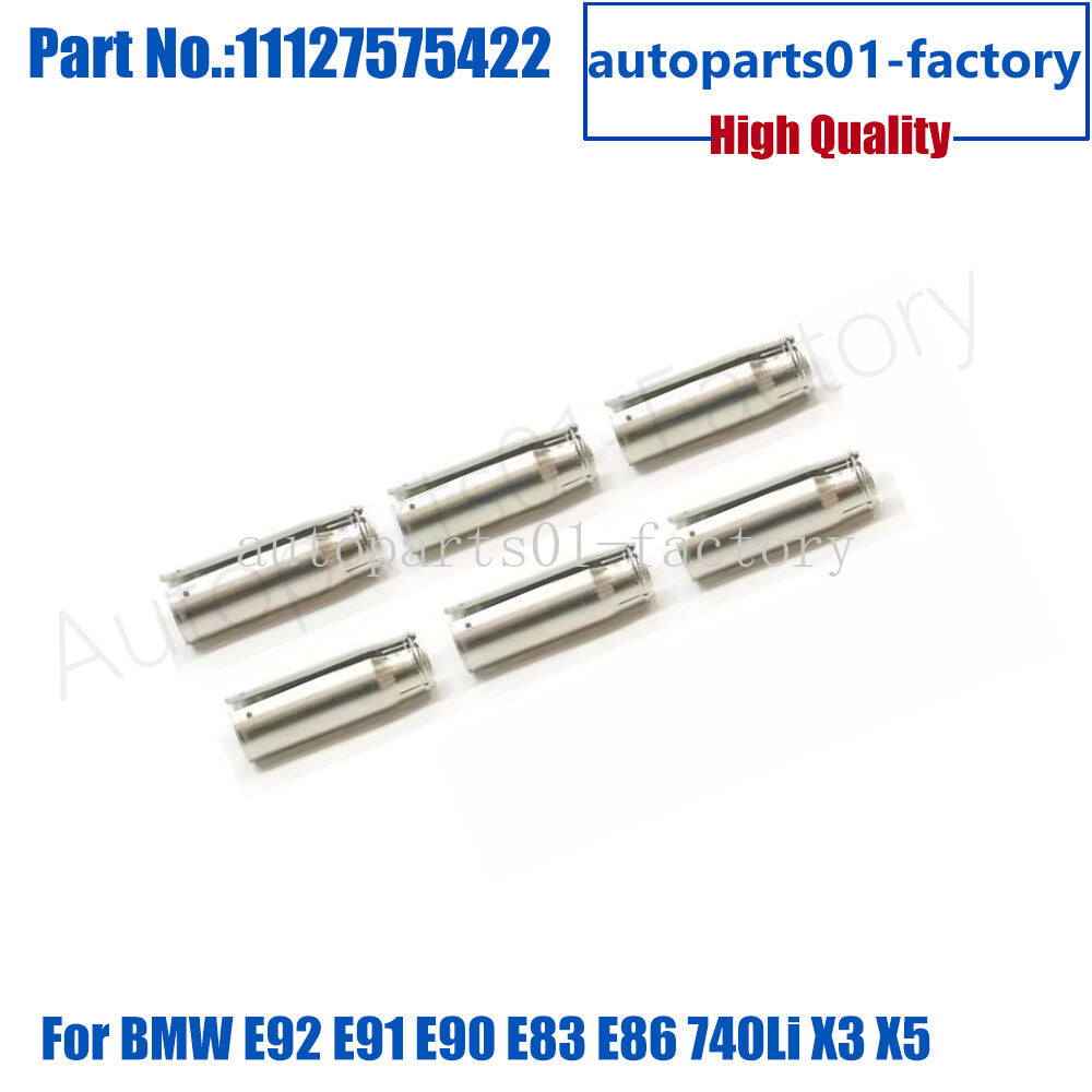 6Spark Plug Tube 11127575422 for BMW E92 E91 E90 E83 E86 740Li X3 X5 128i 328i
