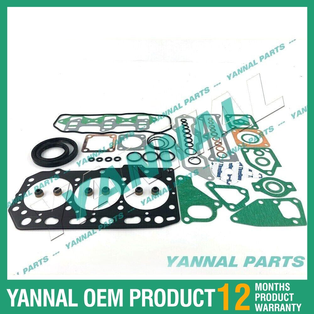 Overhaul and rebuild gasket kit with head gasket for Yanmar 3TNV88 engine skid loader