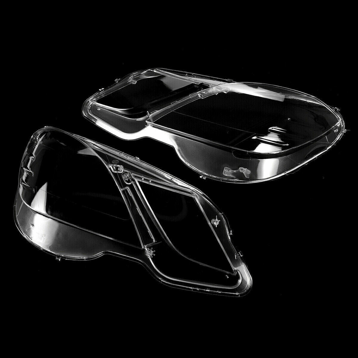 2¡Á F¨¹r for Mercedes-Benz E Class W212 2009-2012 Scheinwerferglas Abdeckung L+R NEU