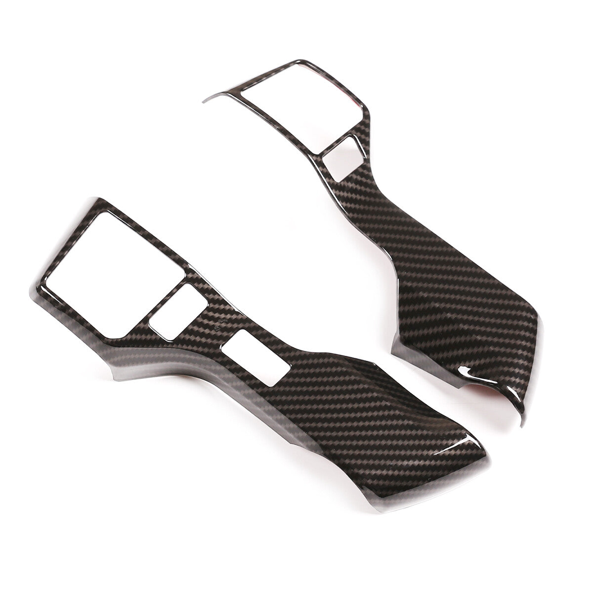 Black stainless steel front grille ventilator trim for Toyota FJ Cruiser 07-21