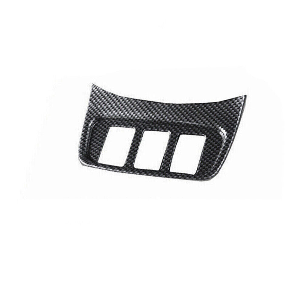 for Seat Memory Button Frame Cover Trim Fit for Nissan Sentra 2016-2019 Carbon Fiber