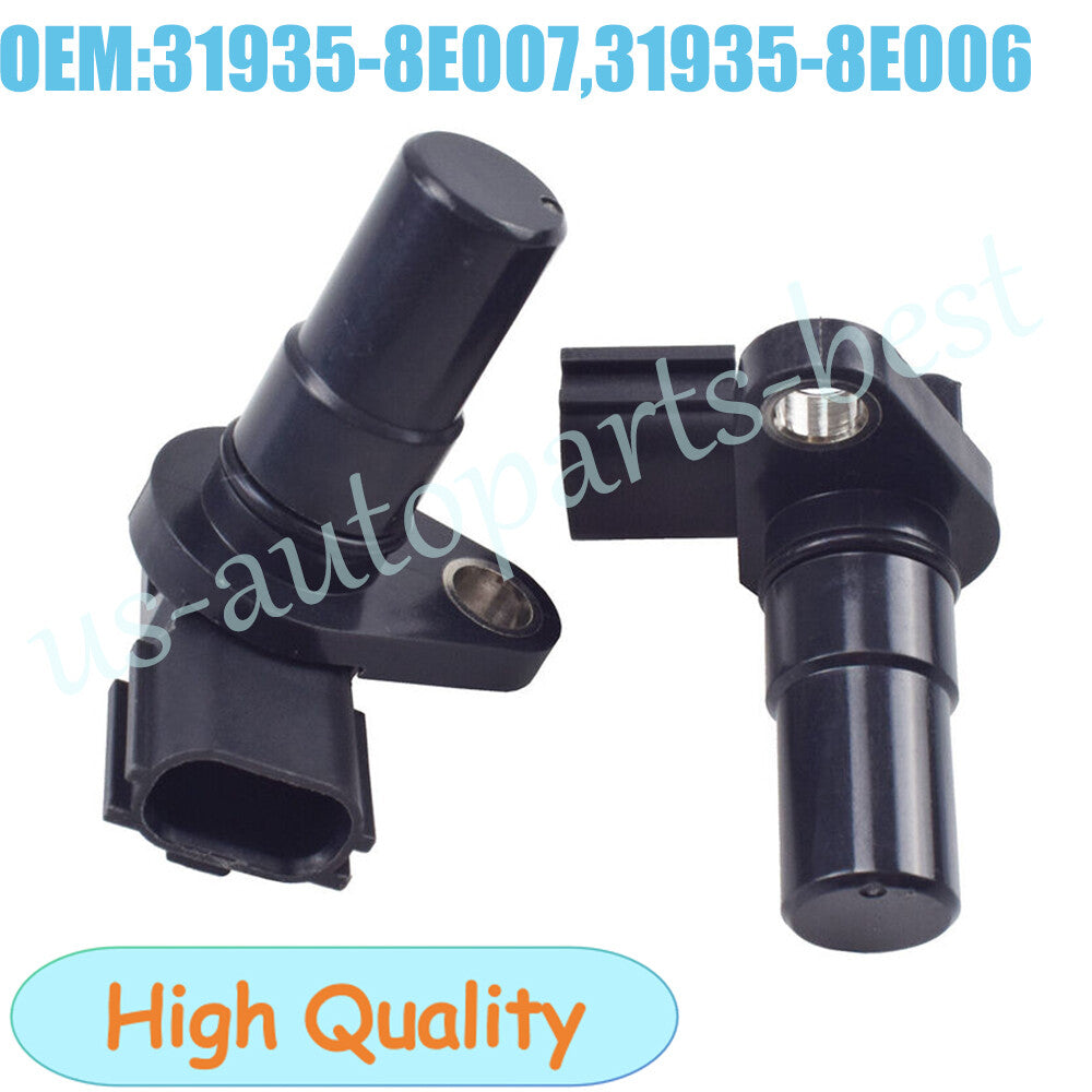 2Pcs for Nissan Altima Versa Sentra Juke Trans Input/Output Vehicle Speed Sensor