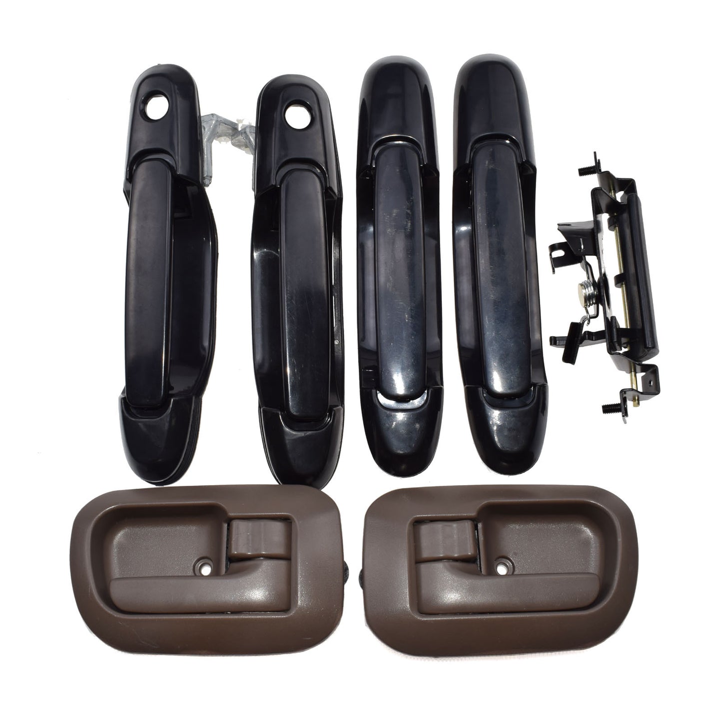 Brown interior and exterior door handle set for 98-03 for Toyota for Sienna