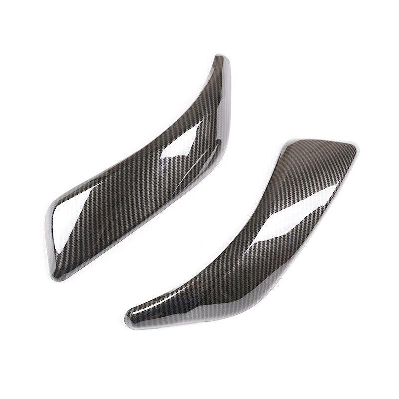 for BMW F20 F21 F22 F23 Carbon Fiber Style Inner Door Armrest Cover Trim 2PCS