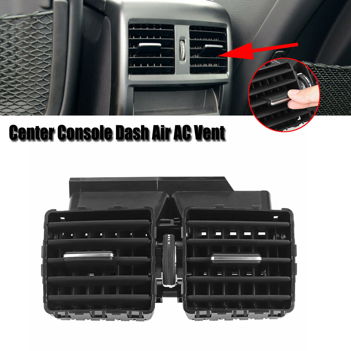 The center console Air AC vents are suitable for Mercedes-Benz W166, W292, ML, GL, and GLE models from 2012 to 2019.