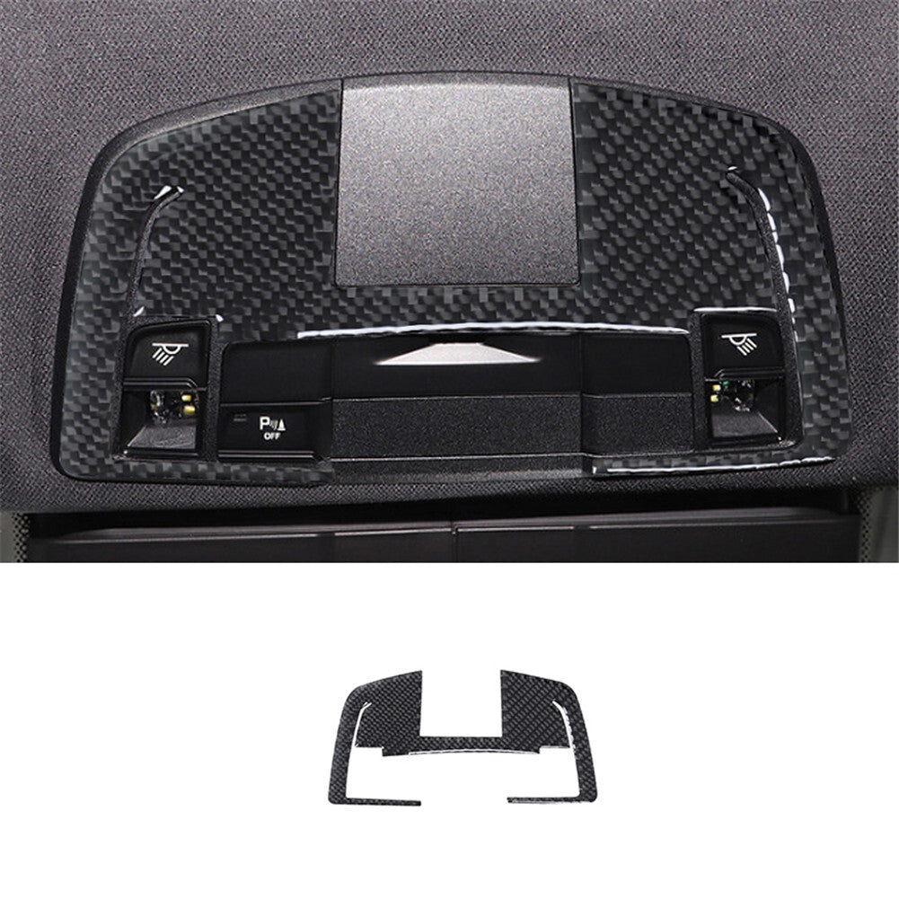 Carbon Fiber Reading Light Panel Frame Cover Trim for Porsche 718 2016-2022