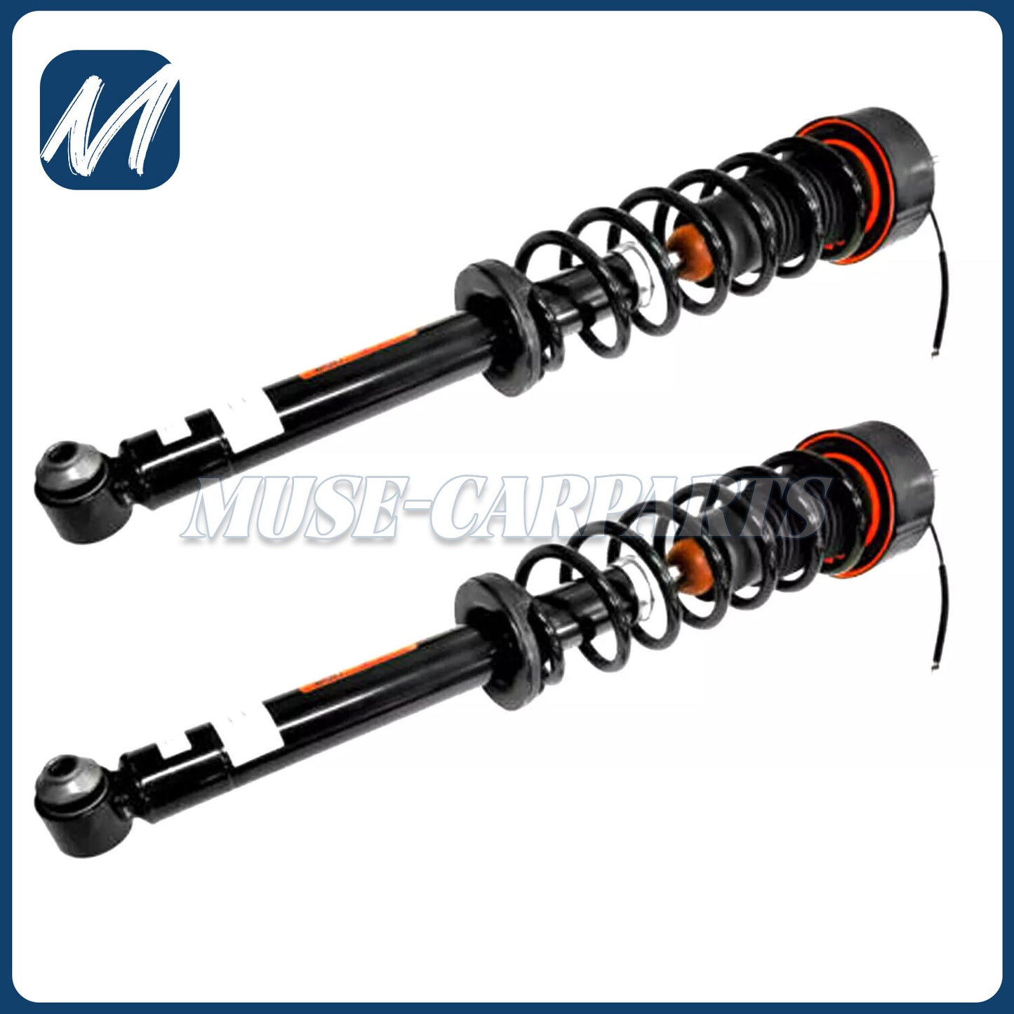 2X Front Shock Struts Assembly Fit for Mercedes W212 W218 CLS63 E63 AMG 4Matic ADS