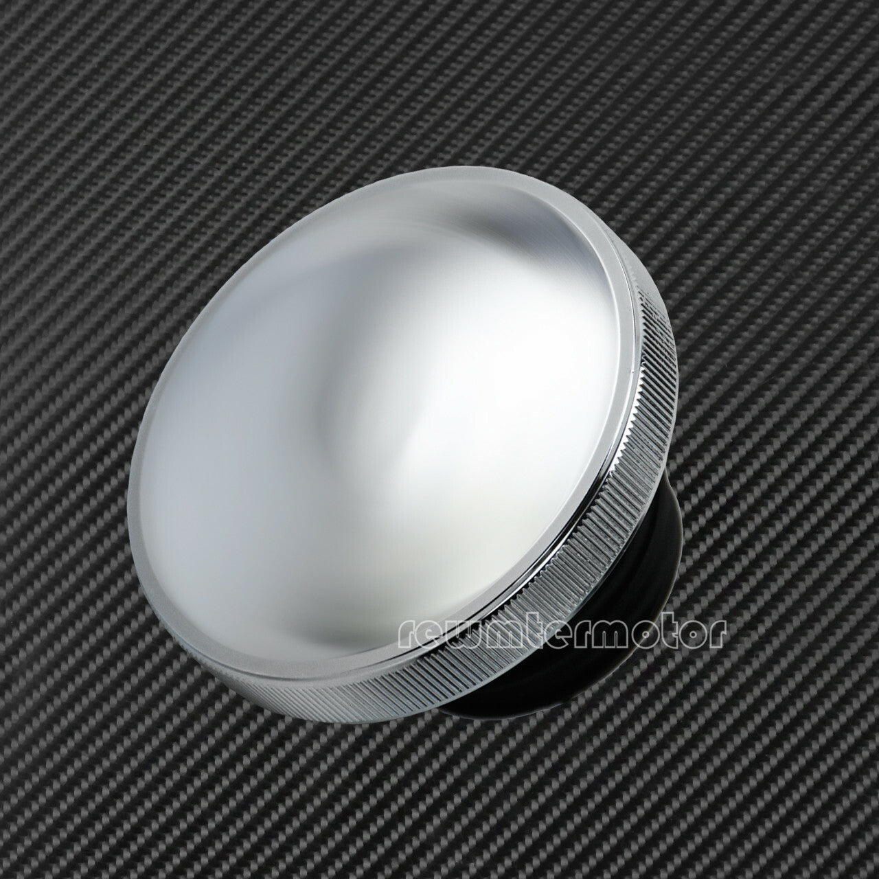 Vented Gas Cap Fuel Tank Right-hand Thread Smooth Chrome Fit for Harley Softail