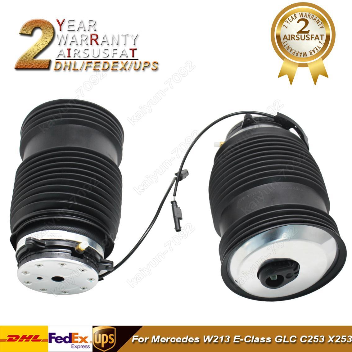 2x for Mercedes W213 E300 E350 E400 GLC C253 X253 Rear Air Suspension Spring Bag