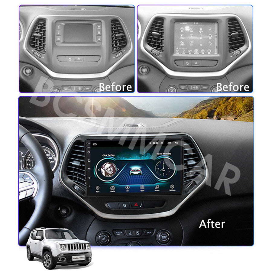 Touch Screen Android Car MP5 Player Fit for Jeep Cherokee 2013-2020 Radio 4+32G