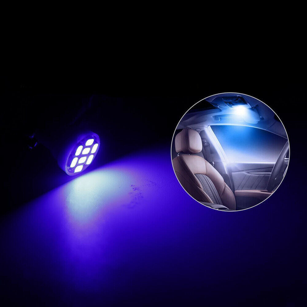 13x Car Accessories Interior LED Light Bulbs for Dome License Plate Lights 12V Kit