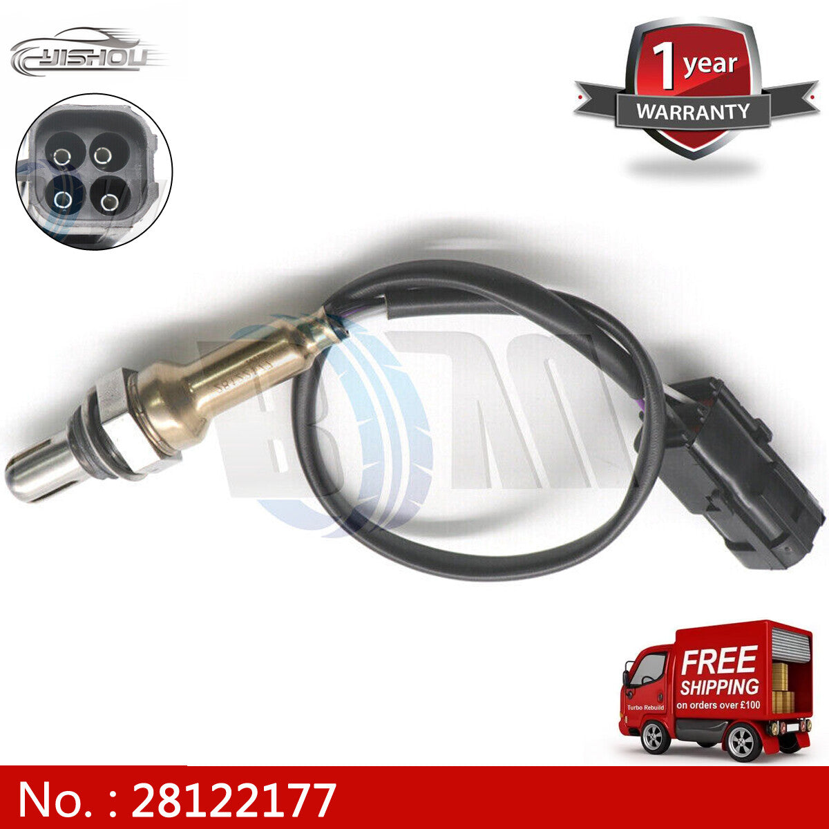 28122177 New oxygen sensor for Lada Niva, Samara Kalina, Priora for Chevrolet Niva