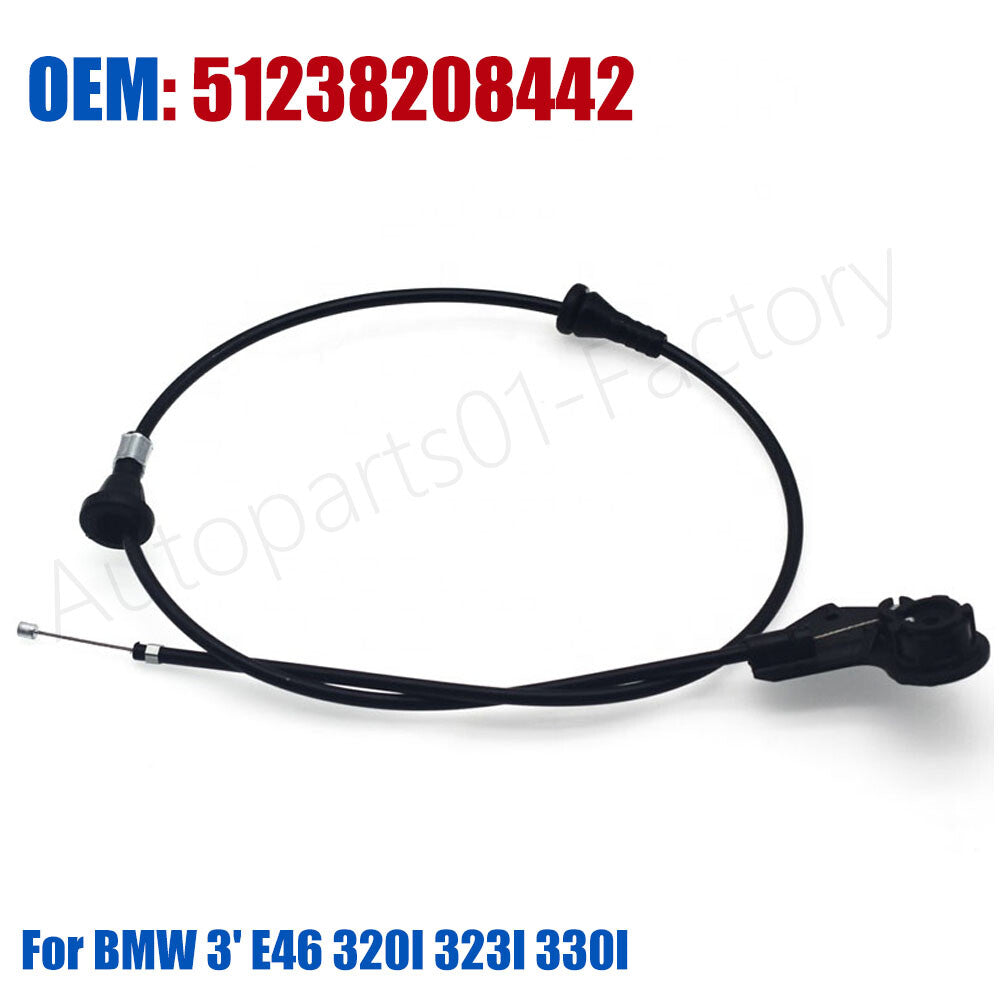 A51238208442 Engine Hood Release Bowden Cable for BMW 3' E46 320I 323I 330I