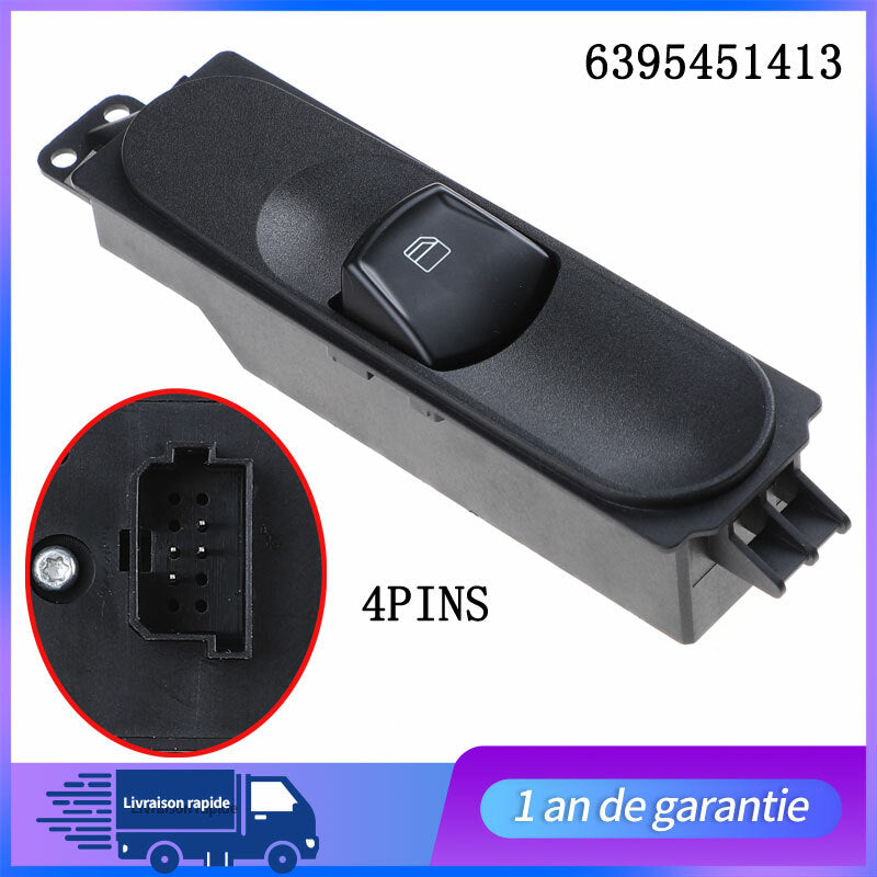 Commande Bouton Leve Vitre Pour for MERCEDES Viano Vito W639 6395451413