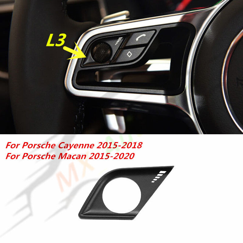 for Porsche for Cayenne Macan Multi-function Steering Wheel Button Cover- NO.L3