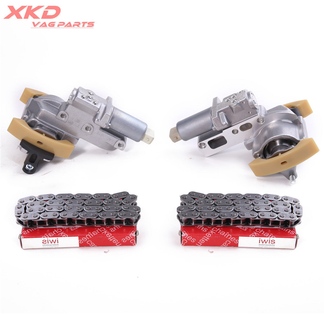 L  R Camshaft Timing Chain Tensioner Kit for Audi A6 S6 for A8 Touareg 077109087P