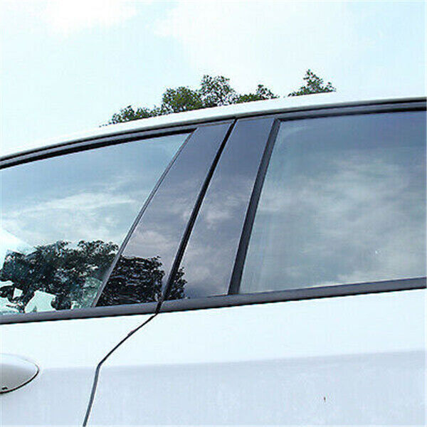 Piano Black Pillar Posts Door Window Molding Strip Trim for Cadillac XT5 17-2019