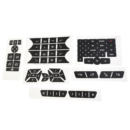 Windo W-Radio sticker for Mercedes 2007-2014 model with push-button door turn signal air conditioning - new