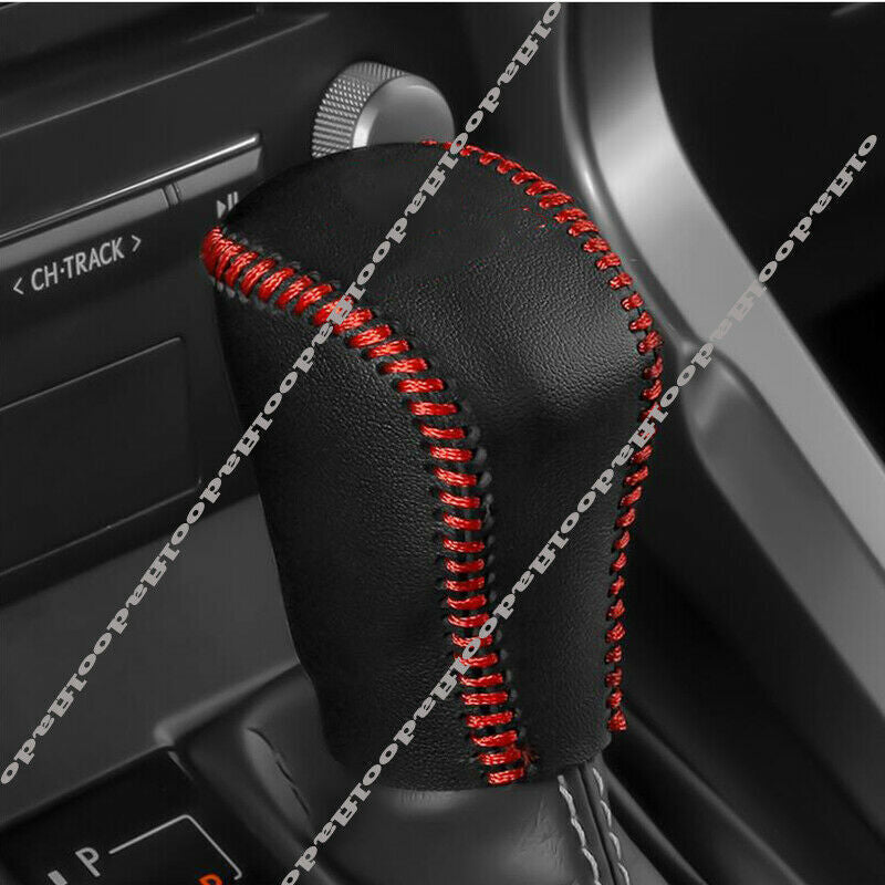 for LEXUS RX350 RX450h 2016-2022 PU DIY Hand-stitched Gear Shift Knob Cover Cap
