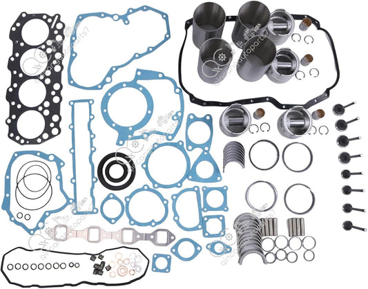 Overhaul Rebuild Kit for Mitsubishi S4Q2 Doosan portable power Light Tower L20