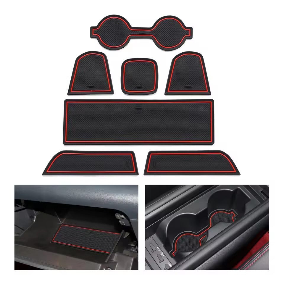 for Toyota GR86 for Subaru BRZ 2022 Anti-Slip Gate Slot Cup Mat Door Groove Mat