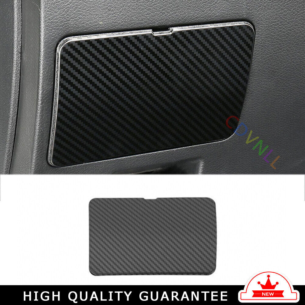 Console Storage Box Cover Trim Fit for Nissan Altima 2019-22 Steel Carbon Fiber