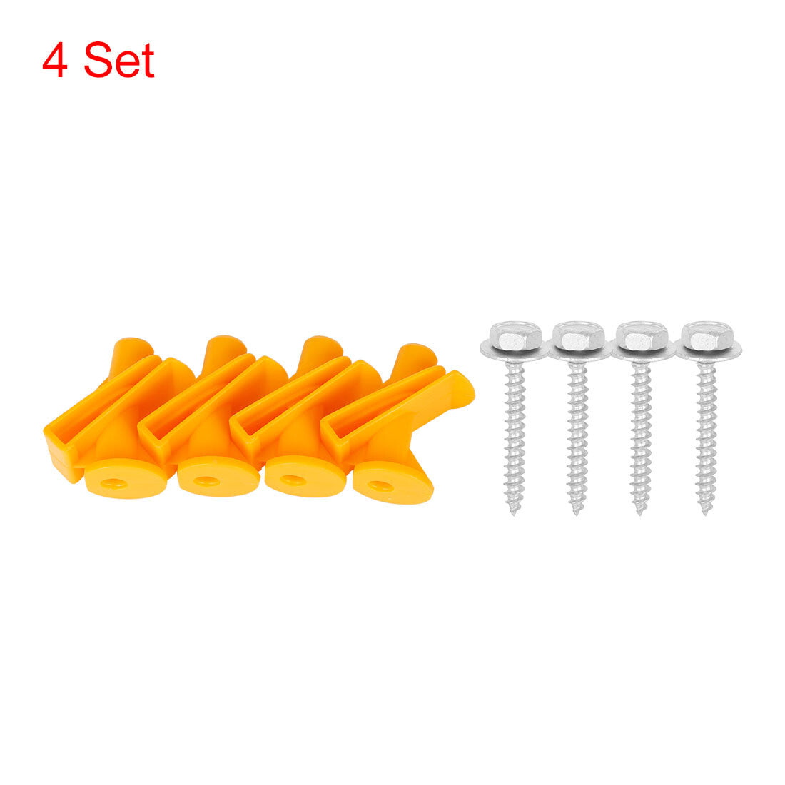 Plastic chassis mounting clips for Smart Fortwo 2008-2014 A0019913970 - 4 sets