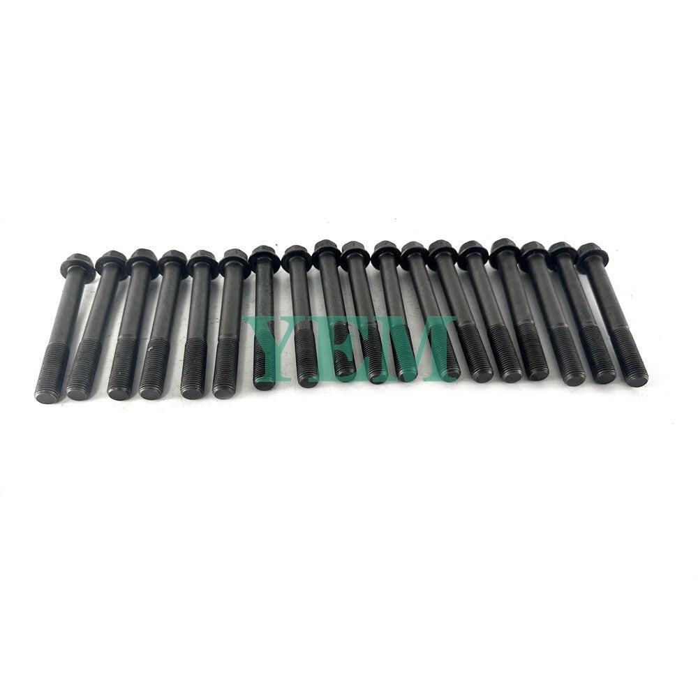 1 Set Engine Head Bolt 18pcs For Yanmar 4TN78 Engine 4TN78 Cylinder Head Bolt
