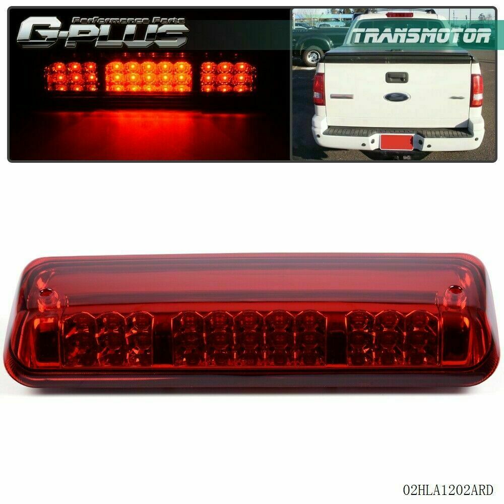 Suitable for 04-08 F150 Explorer, red LED third tail brake light, cargo roof light