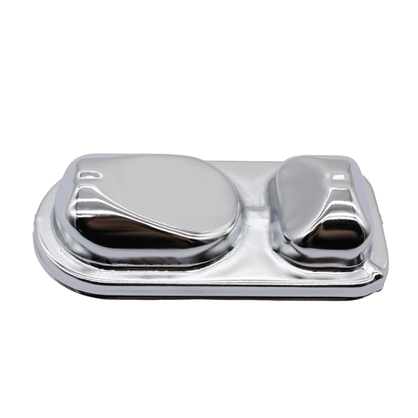 1PC CHROME STYLE MASTER CYLINDER With Single Bail Cover Cap for FORD 197 3-1983