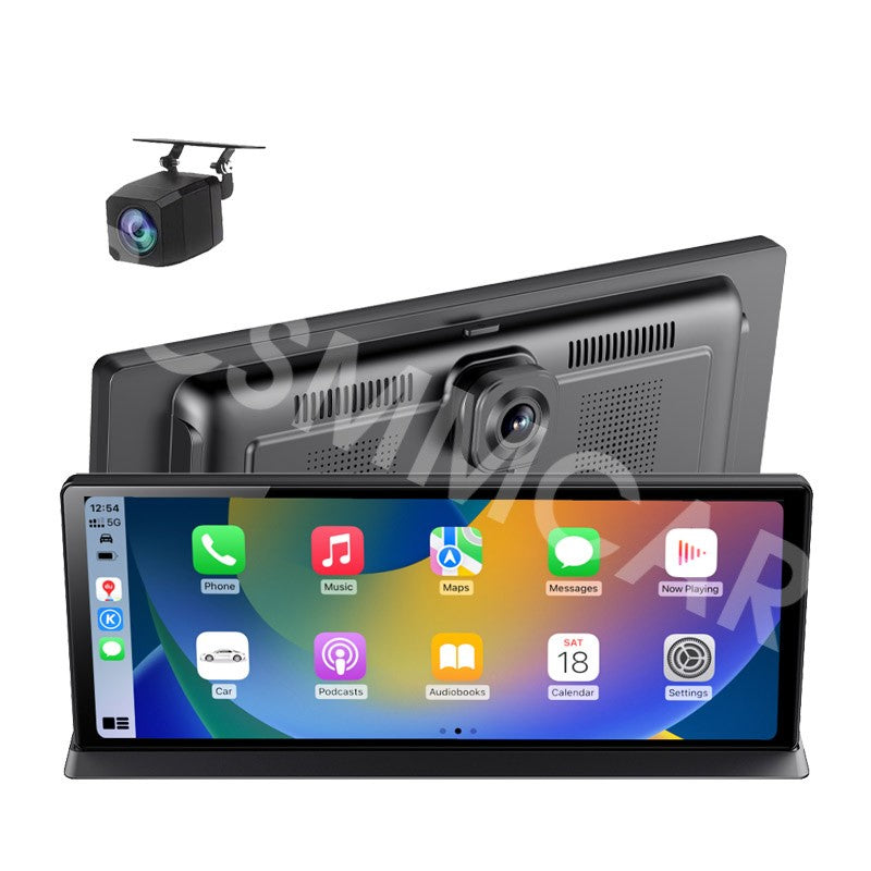Car Dash Cam DVR Camera GPS Tracking AUX Loop Recording For CarPlay Android Auto