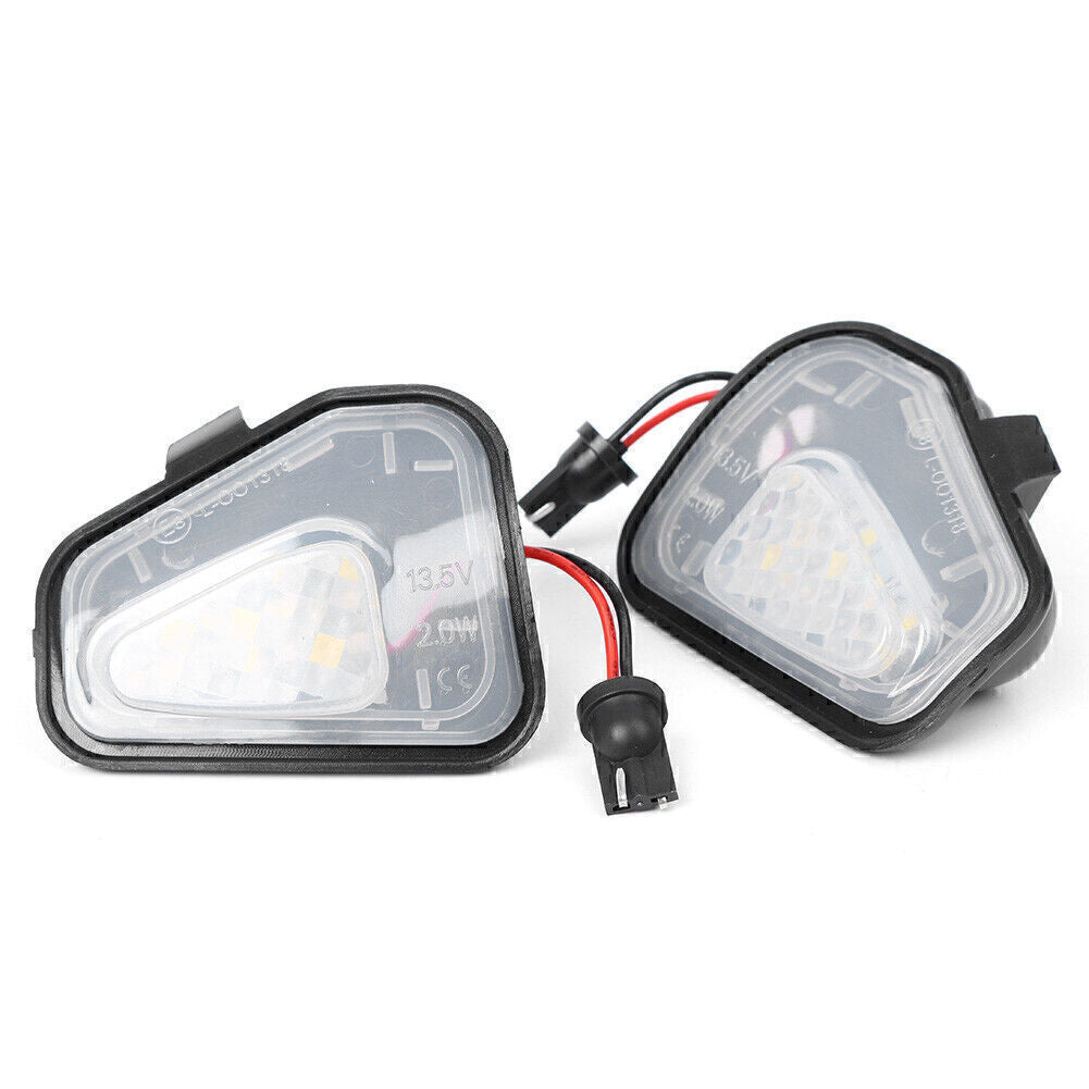 2X Error Free LED Side Mirror Puddle Lights Fit for Vw for Volkswagen EOS for Passat B7 CC