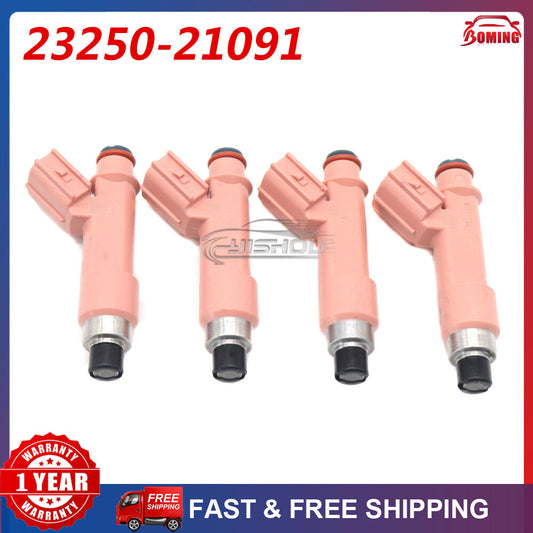 4PCS Fuel Injector Nozzle Replace for Toyota Prius C 1.5L 2012-2021 23250-21091