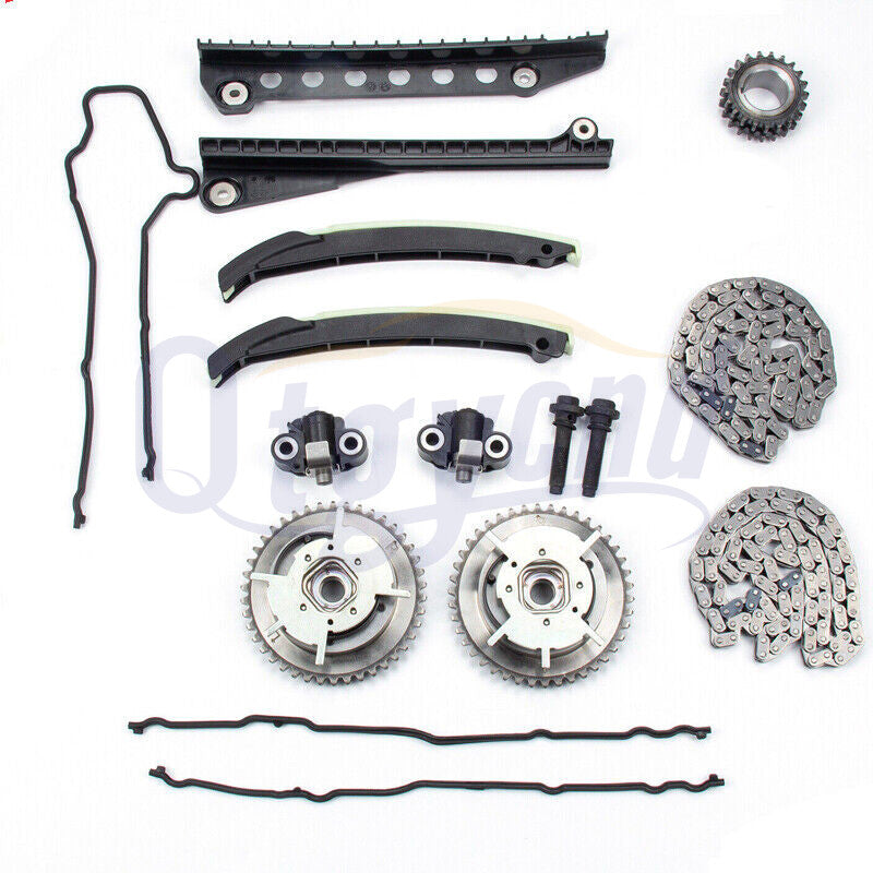 Suitable for Ford 5.4L 3V camshaft phaser sprockets, timing tensioners, and chain guide kits.