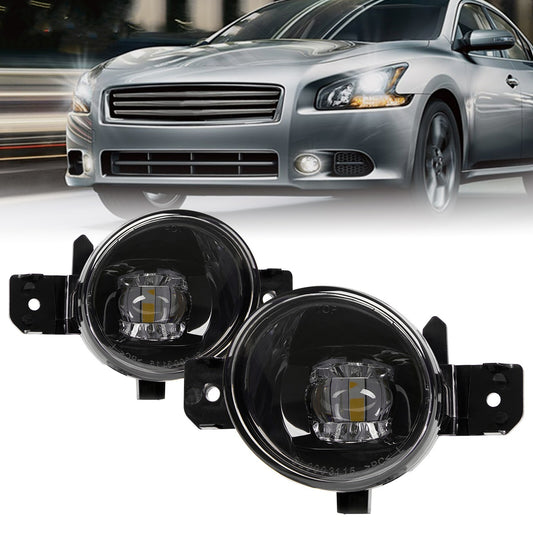 All-new LED fog lights are suitable for the for NISSAN Altima Sentra Maxima Rogue for Infiniti QX60 - Clear