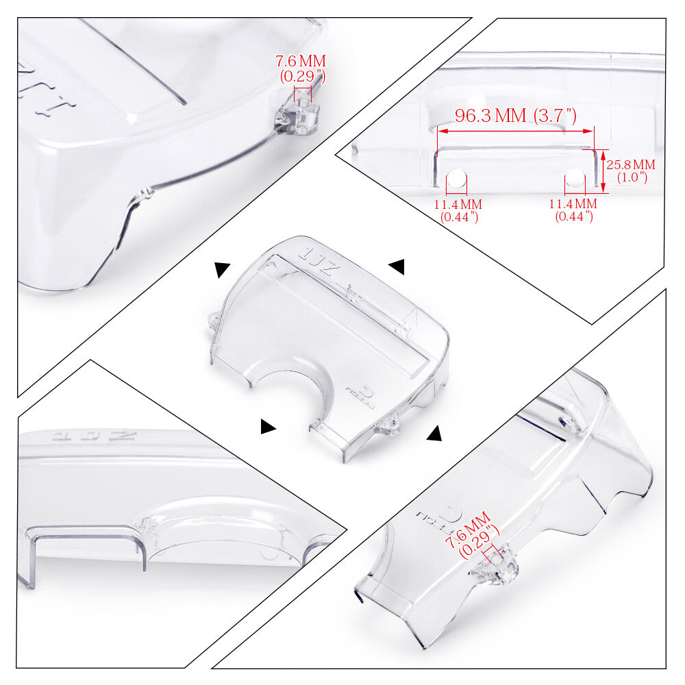 Racing car transparent pulley cover/timer belt cover/camera 1Jz gear cover for Toyota Supra