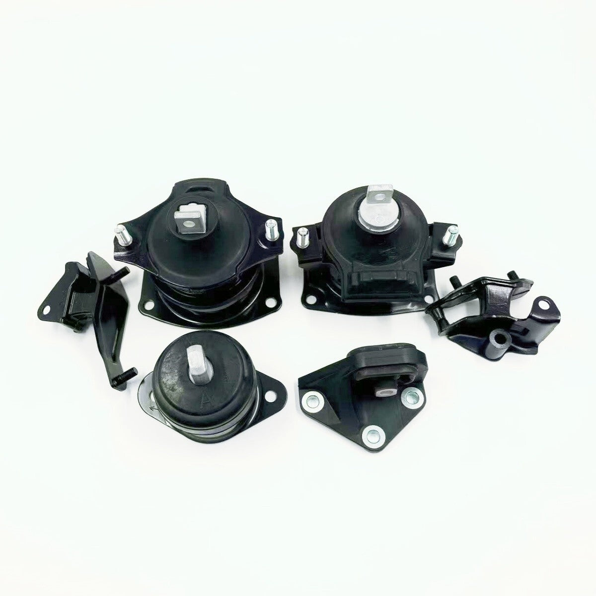 new 6-piece mounting kit for Honda 2003-2007 Accord 2.4L engine, electric motor, and transmission.