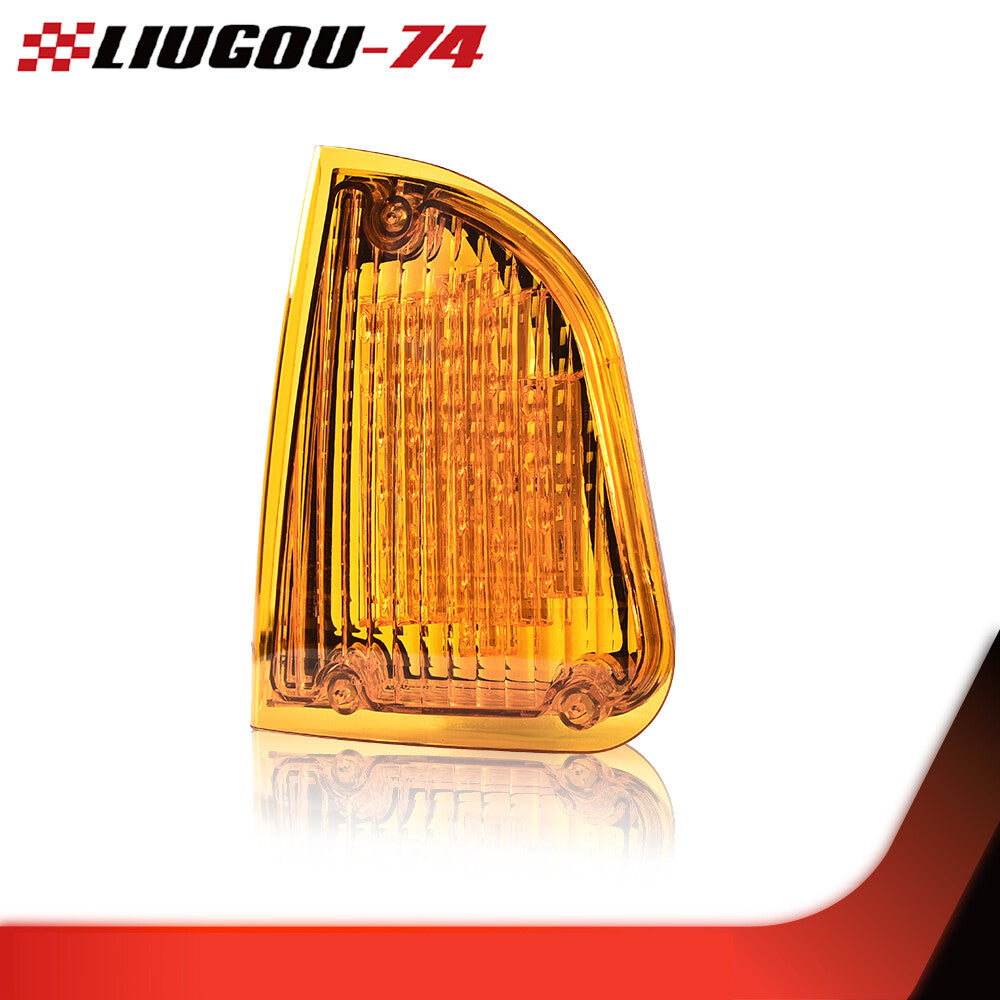 1 Pair of KW for KENWORTH K300 T300 T330 T600 Amber LED Turn Signal Lights (LHRH)