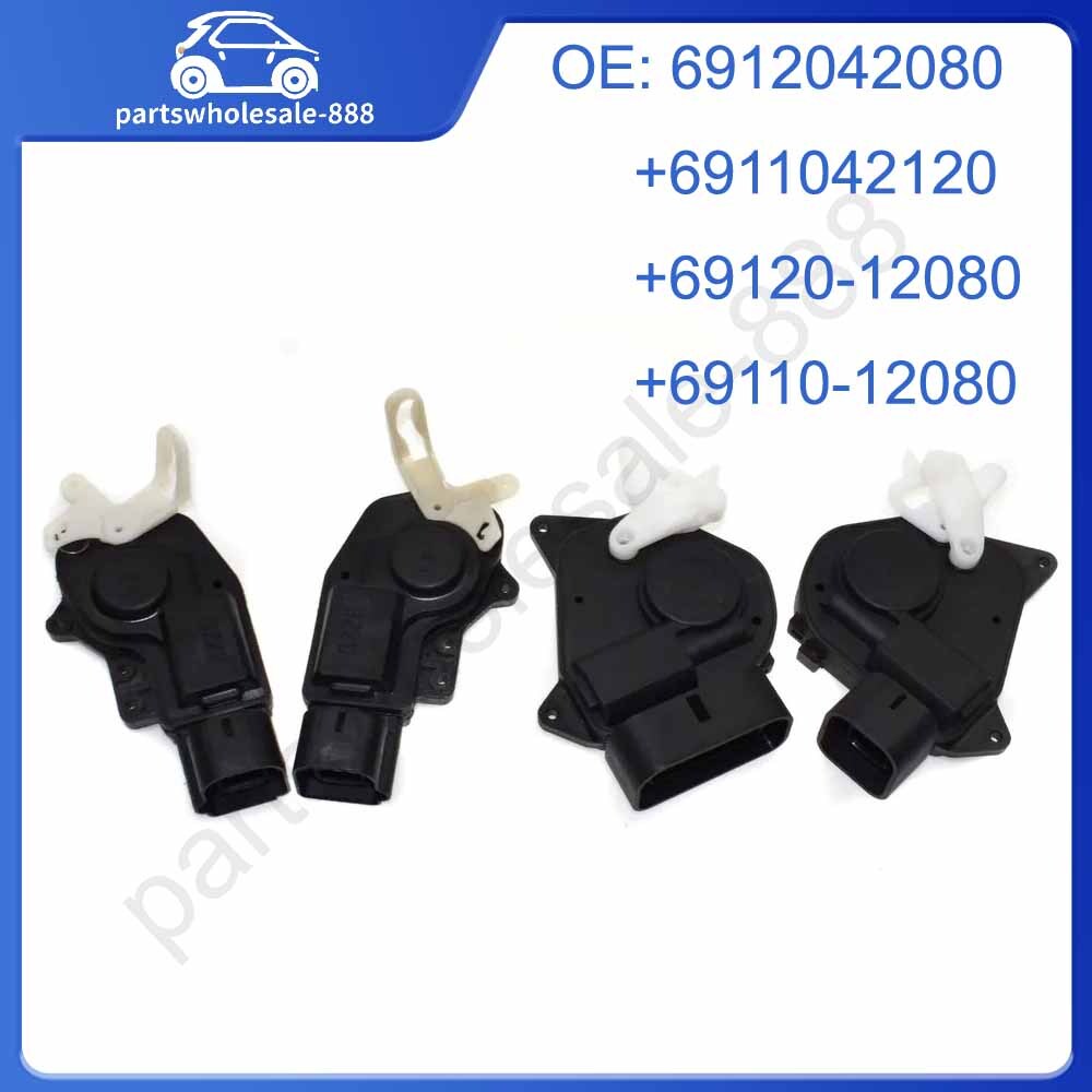 New Set 4 Central Electric Power Door Lock Unlock Actuator for Toyota RAV4 01-05