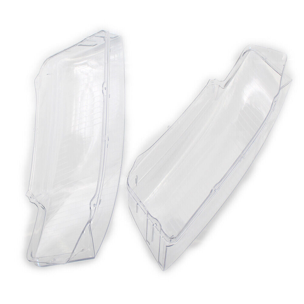 Fit for Audi A4 B6 2002-05 Replacement Headlight Head Lamp Lens Cover Left + Right