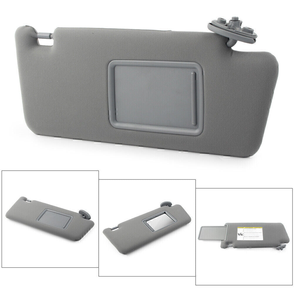for Toyota Tacoma 2005-2015 2006 2007 2008 W/O Light Right Side Gray Sun Visor